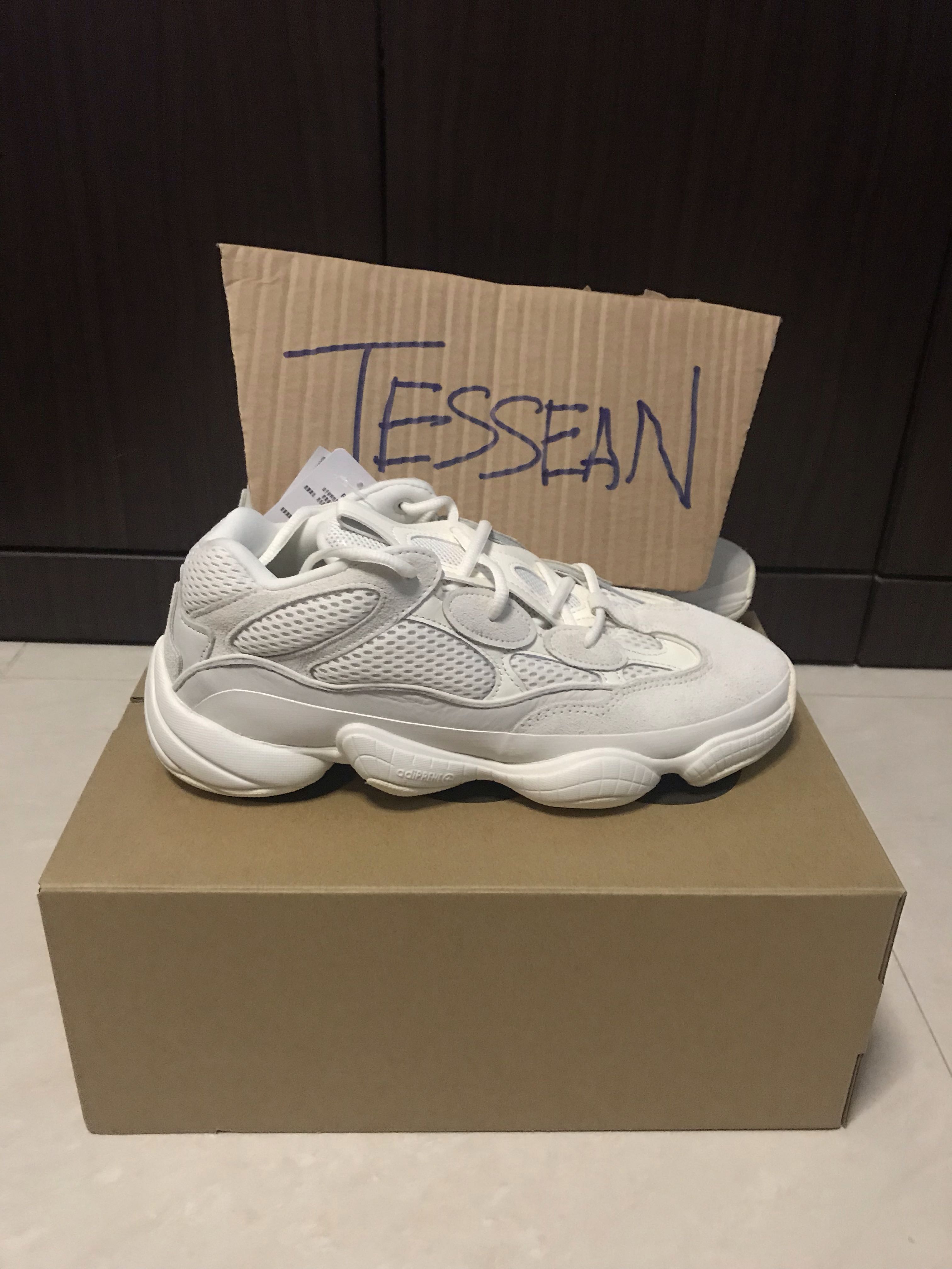 yeezy 599 bone white