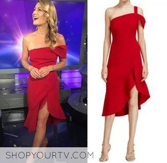 Keepsake Shooting Stars dress in red (size small)
