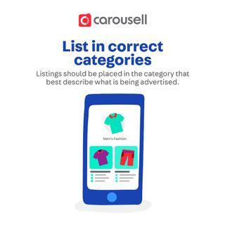 Seller tip: List in Correct Categories
