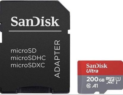 SanDisk 200GB microSD / SD Card