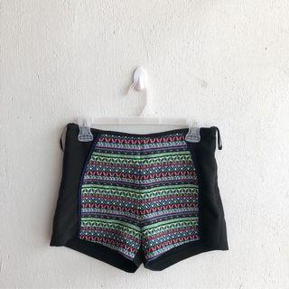 Nichi Tribal High Waisted Shorts