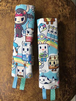 Fluffyandco hand made stroller/ car seat pad