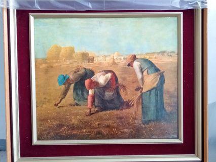 Realism Classic Art painting Millet 'The Gleaners' 1857