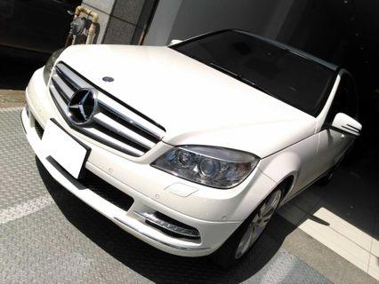 2010年 C300 白色 黑內裝3.0