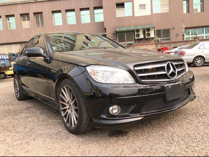 2009年 C300 3.0黑 黑內裝 頂