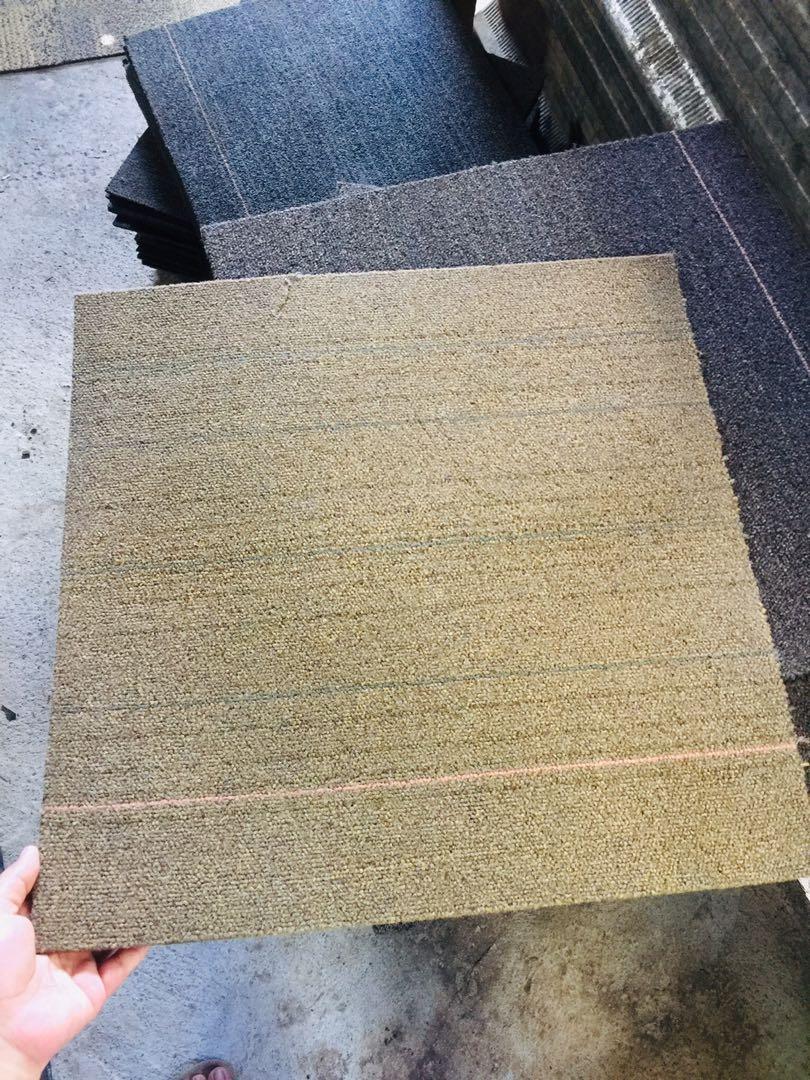 2nd hand carpet tiles, Furniture & Home Living, Home Decor, Carpets