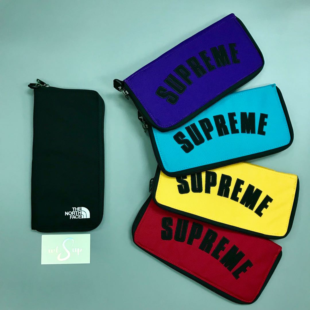 清倉旅遊必備最後黃色Supreme The North Face Arc Logo Organizer, 男