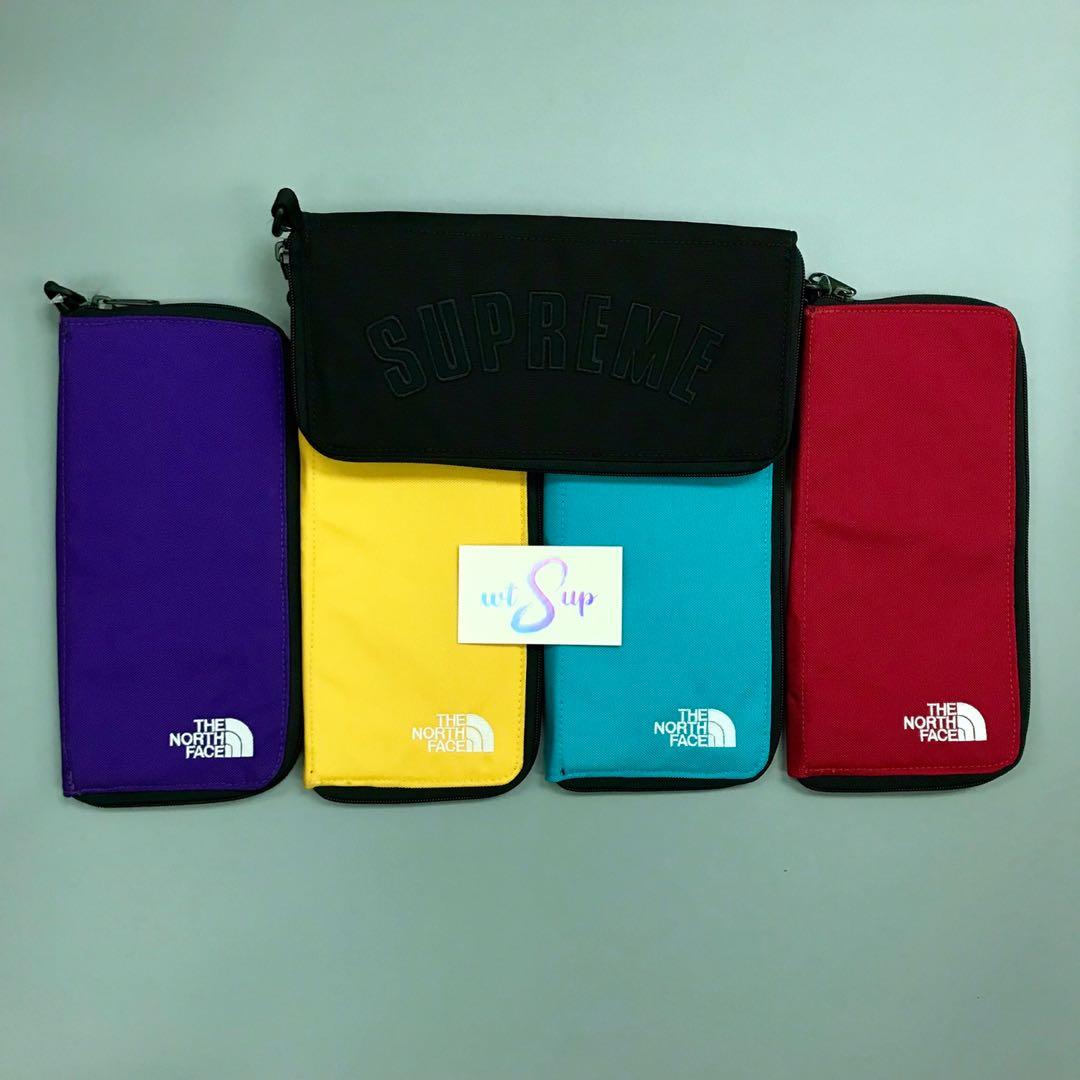 清倉旅遊必備最後黃色Supreme The North Face Arc Logo Organizer, 男