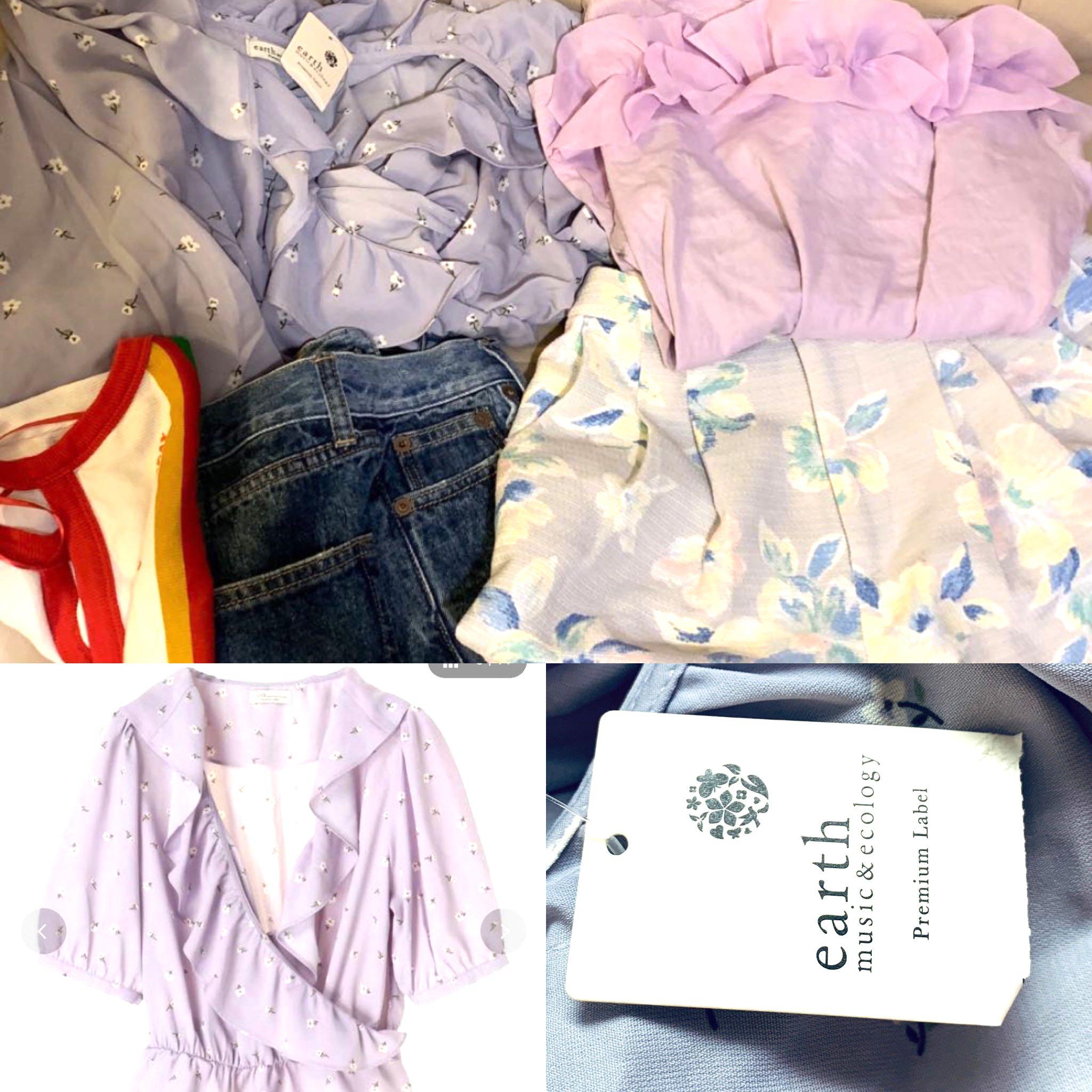 日本福袋六件韓國 超靚花花彈性要短褲日本買入牛仔裙日本買入