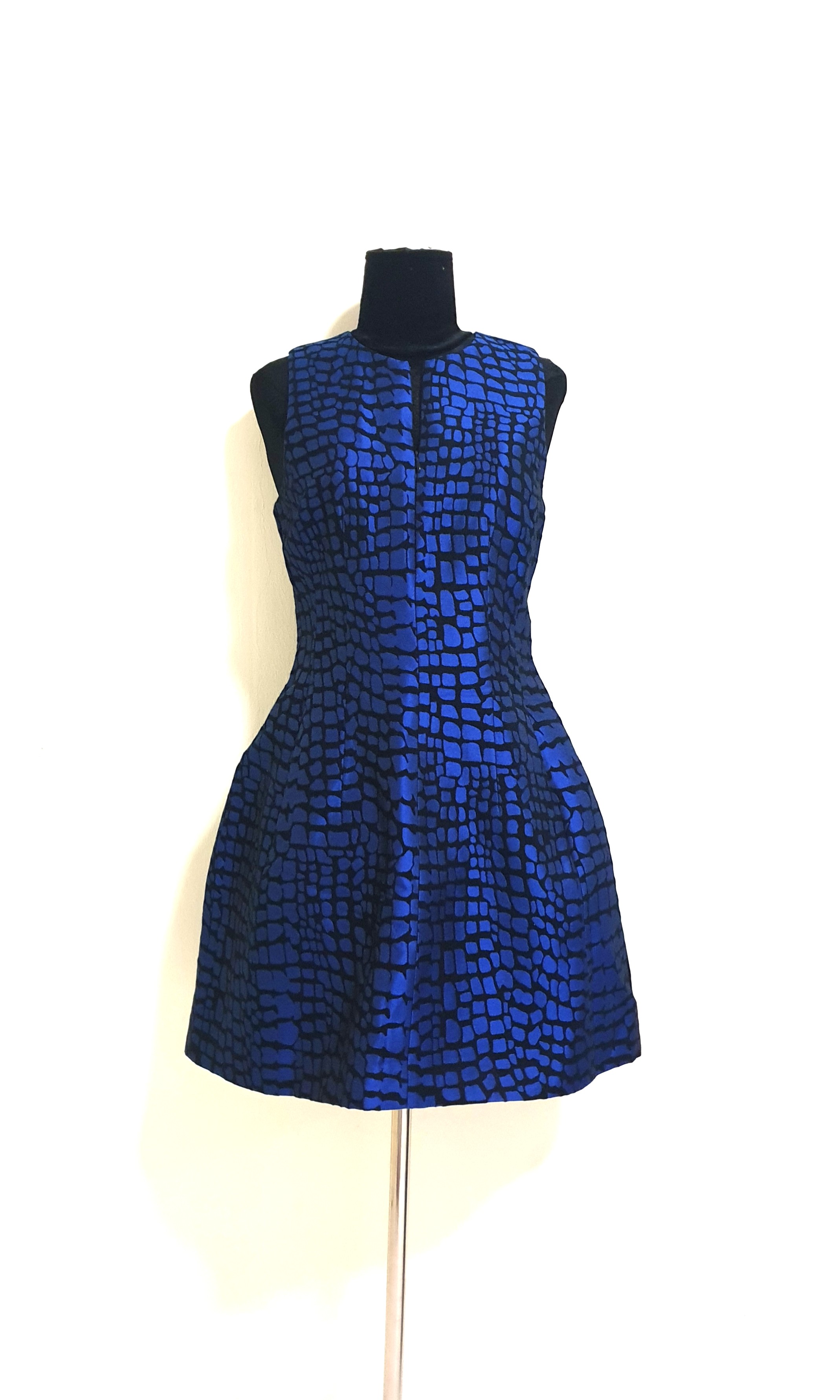 armani exchange blue dress