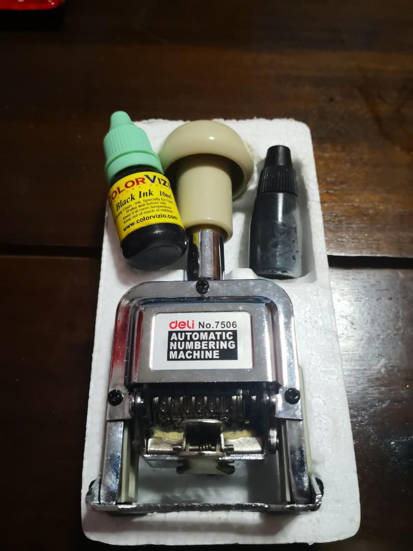 Automatic number machine (Category: Craft Supplies & Tools) located in Singapore. Submitted by cooksniper (Listing ID 248307966, Image 2). Description: .