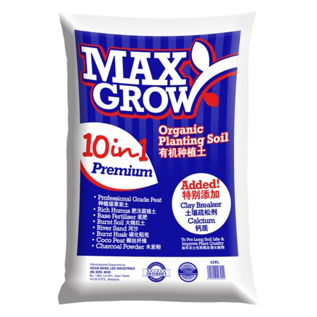 BABA Max Grow Organic Planting Soil (28 Ltr), Furniture & Home Living ...