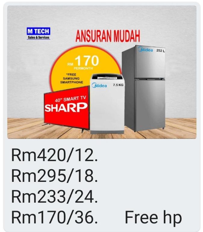 beli barang elektrik secara ansuran kedai