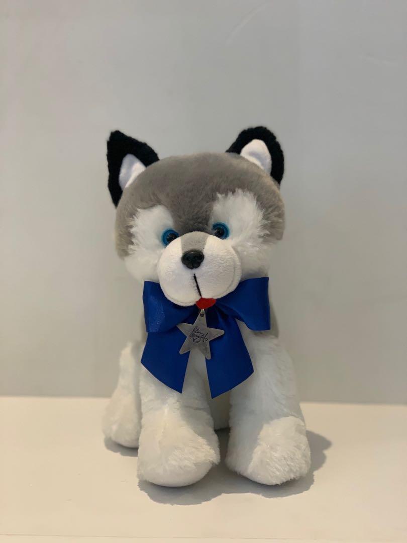 Blue magic wolf stuffed toy new arrivals