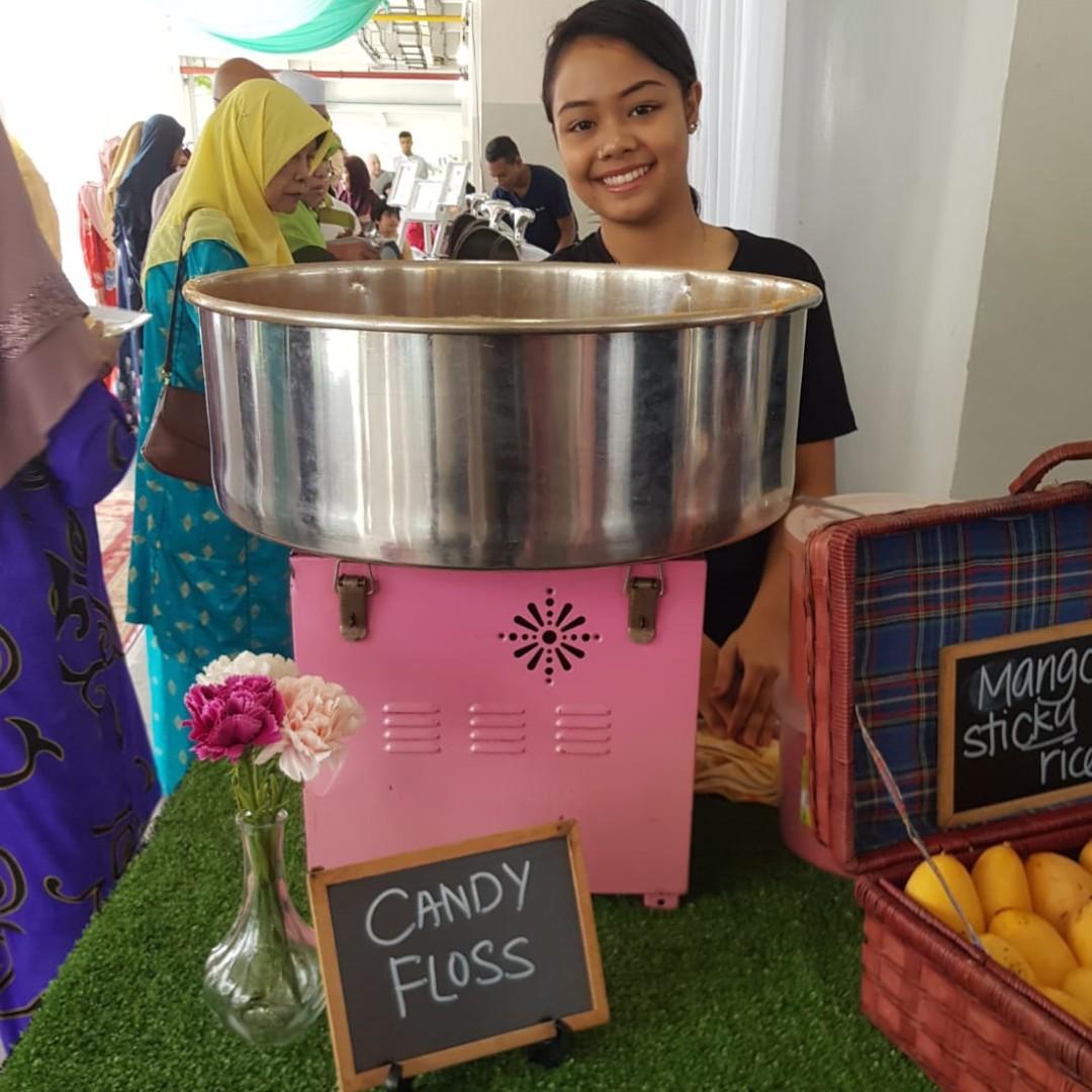 Candy Floss For Wedding Parties High Tea Corporate Events Food Drinks Instant Food On Carousell