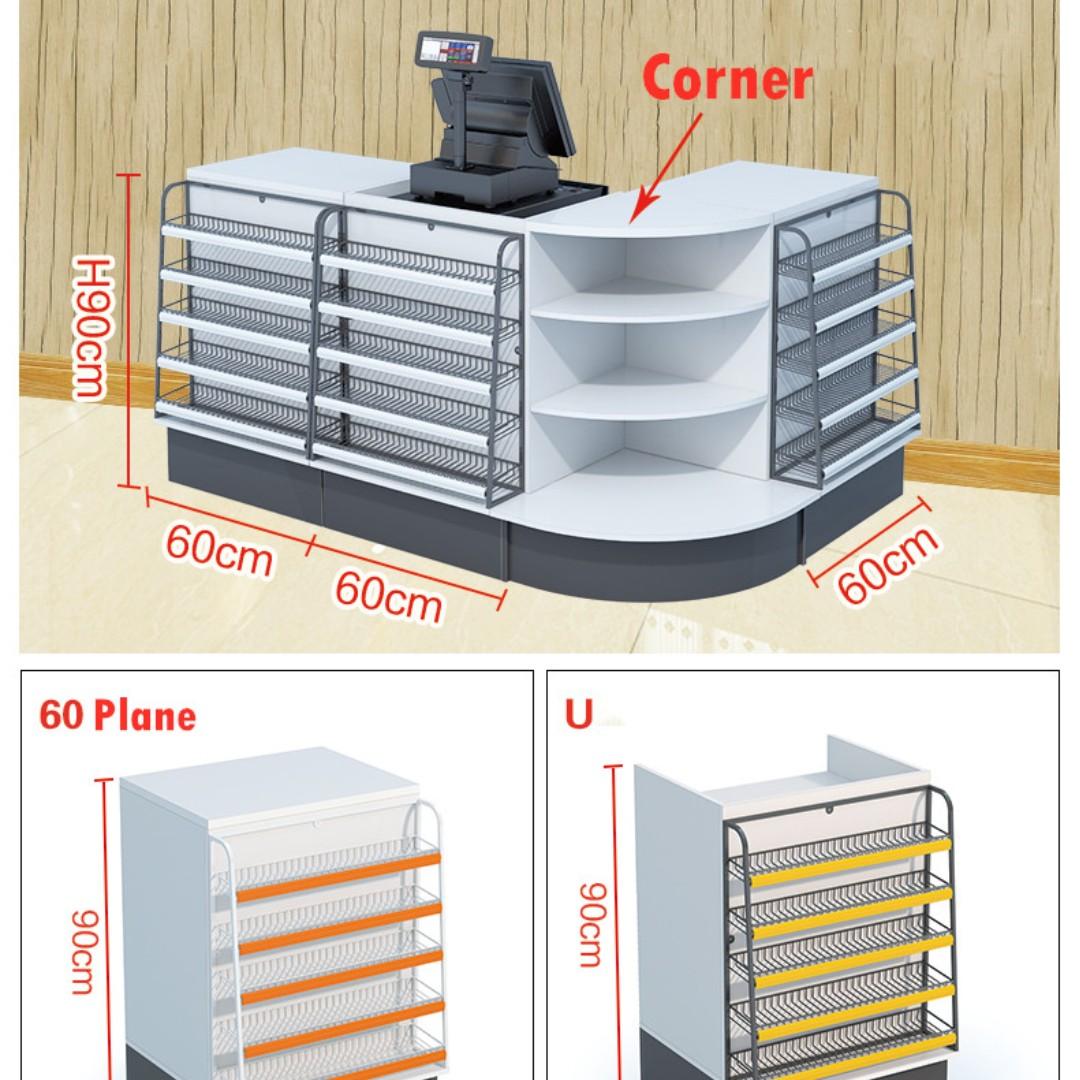 Cashier Counter Table Racks, Furniture & Home Living, Office Furniture ...