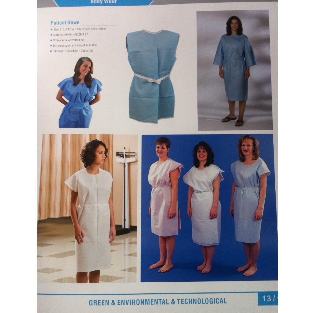 CHEAP wholeseller DISPOSABLE MEDICAL SURGICAL LABORATORY GOWN PATIENT
