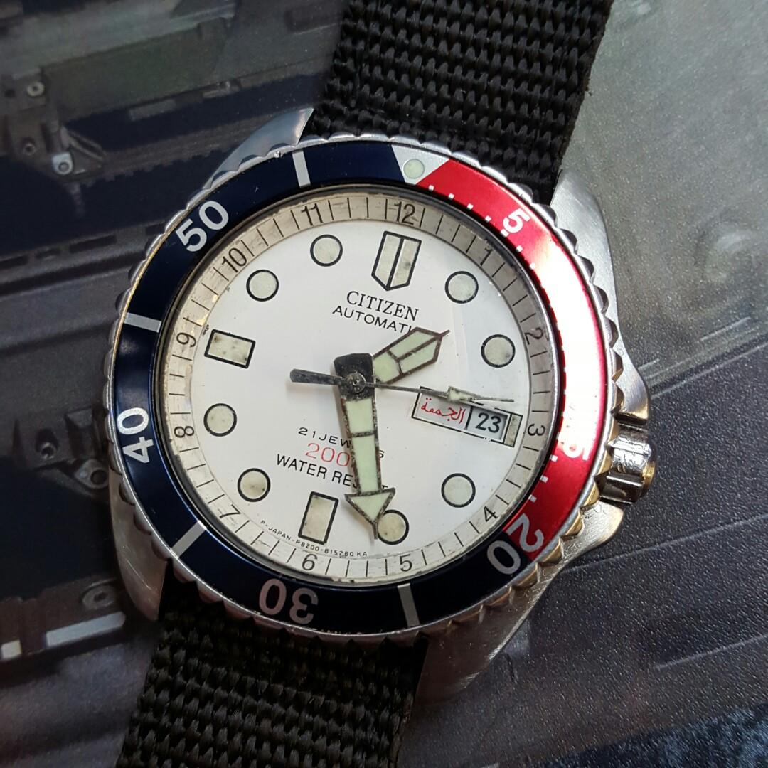 citizen 40mm diver
