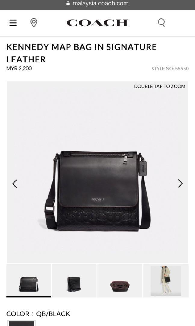 Coach kennedy map bag 2025