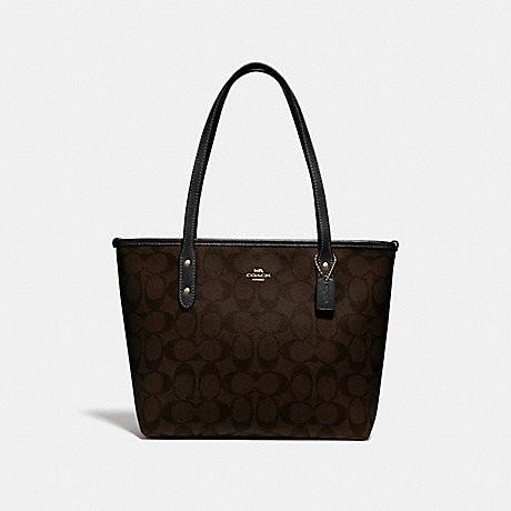 Coach Mini City Zip Tote in Signature Canvas F29500 Women s