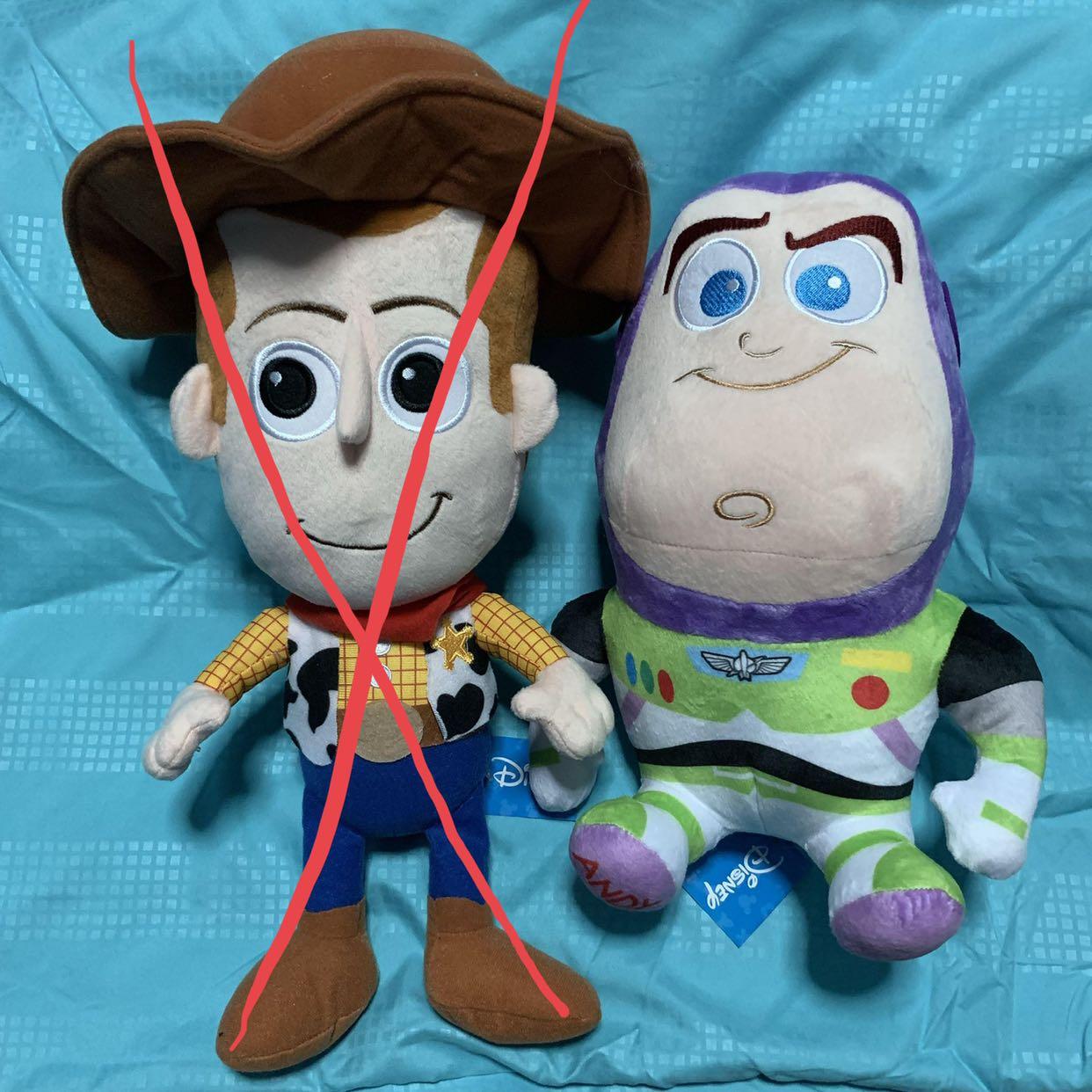 plush woody and buzz