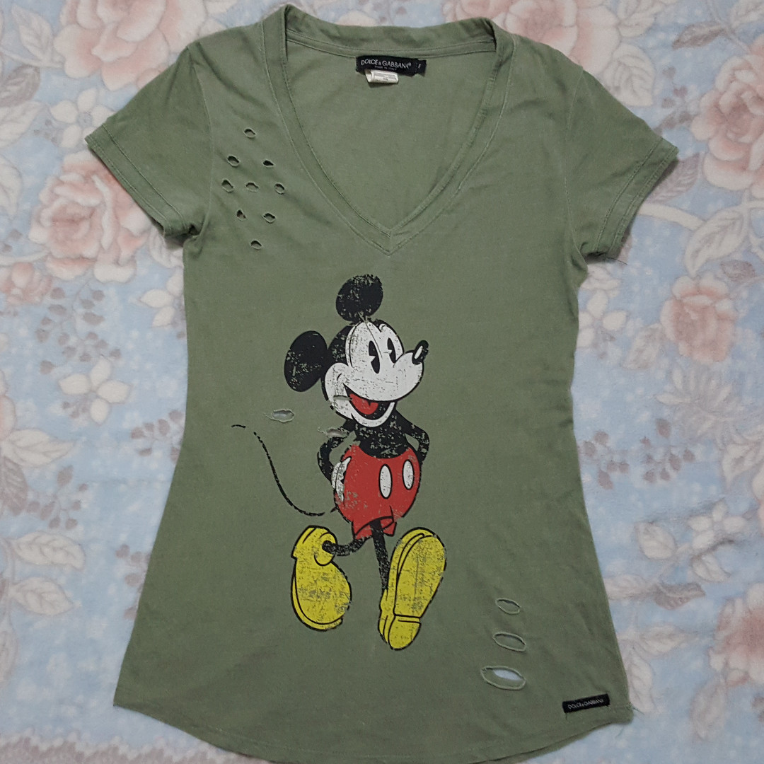Dolce gabbana mickey 2025 mouse t shirt