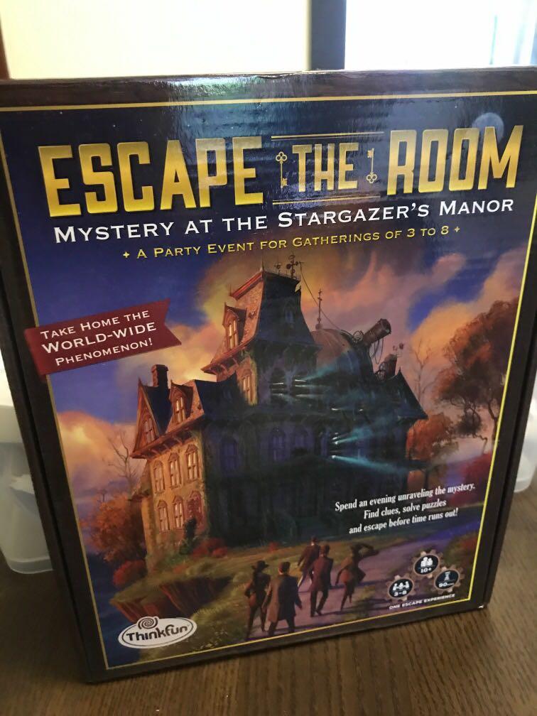Escape The Room Mystery At The Stargazer S Manor Toys