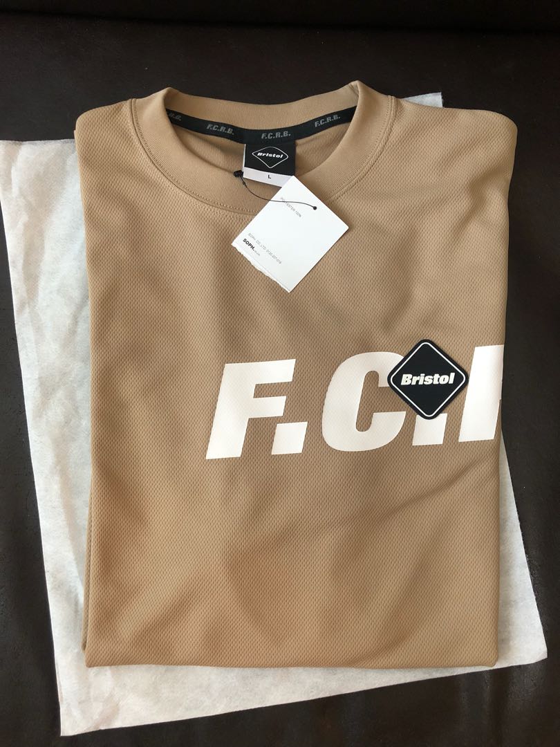 FCRB 19AW STRADDLE LOGO S/S TOUR TEE, 男裝, 上身及套裝, T-shirt