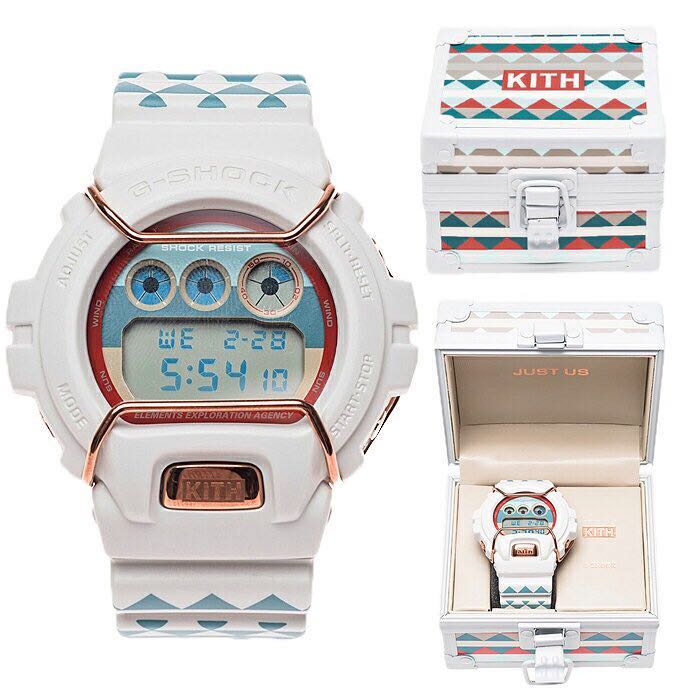 G Shock x Kith DW-6900 Sea Salt Collaboration Watch, Women's ...