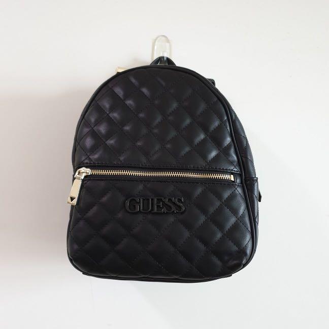 guess elliana quilted mini backpack