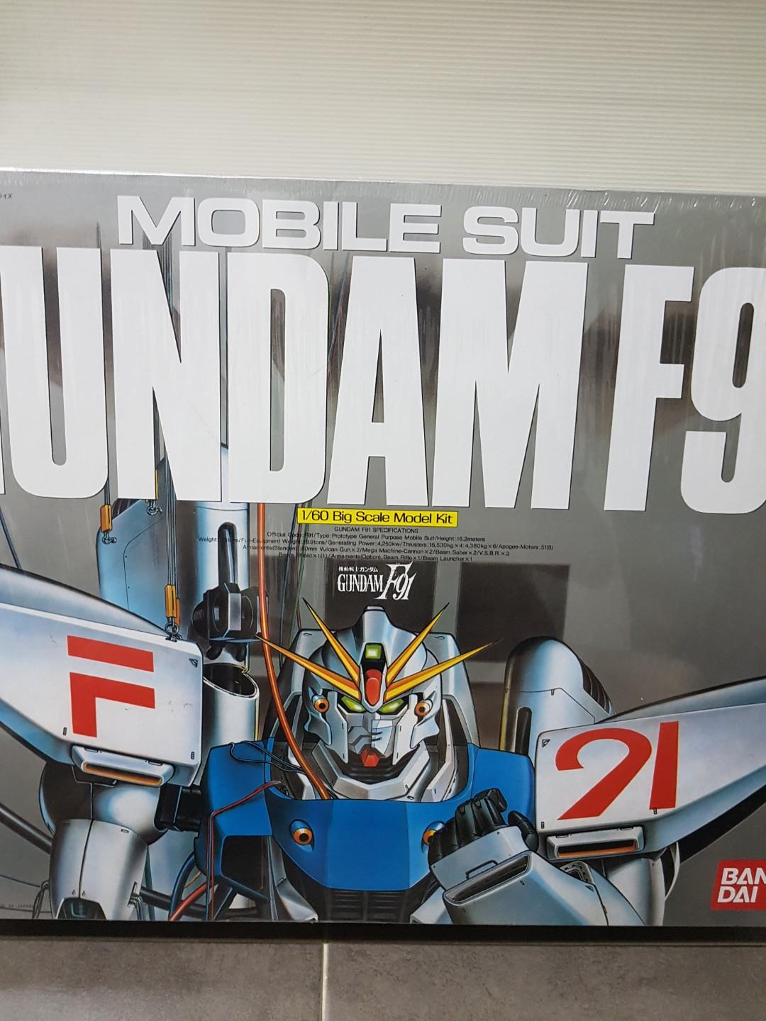 Gundam F91 1 60 Big Scale Toys Games Bricks Figurines On Carousell