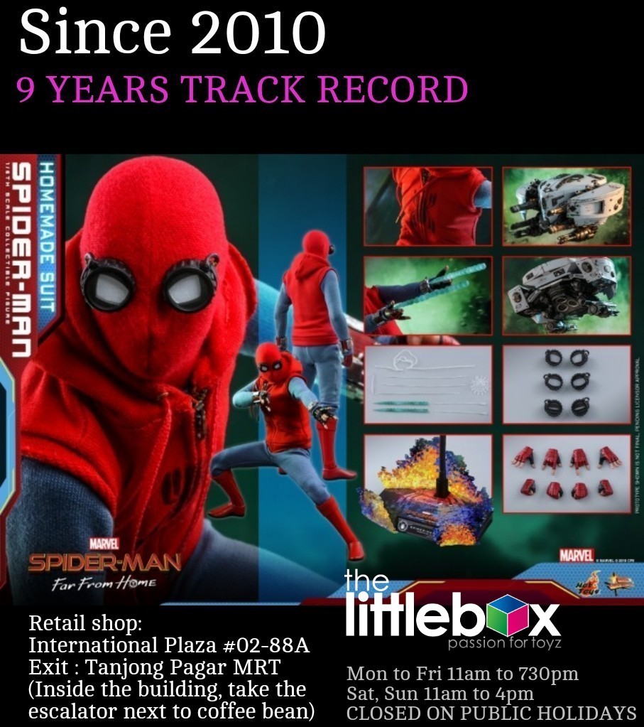 Hot toys spiderman homemade suit top