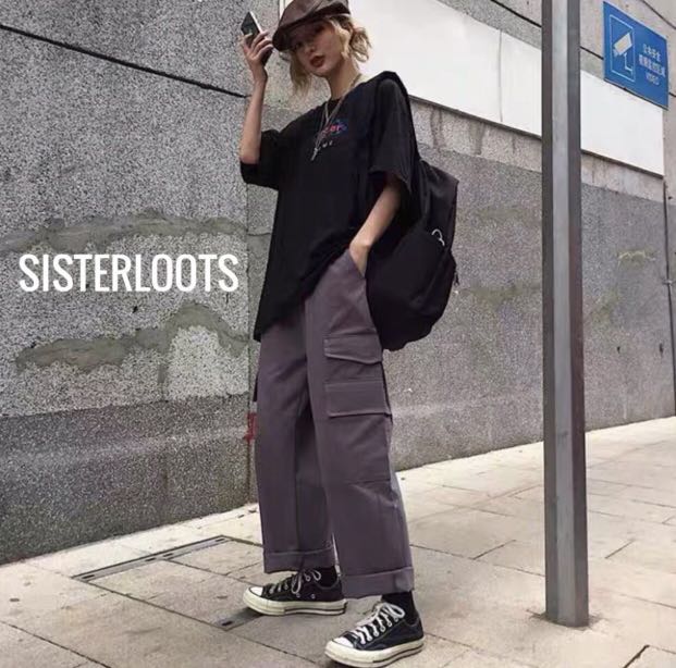 cargo pants straight cut