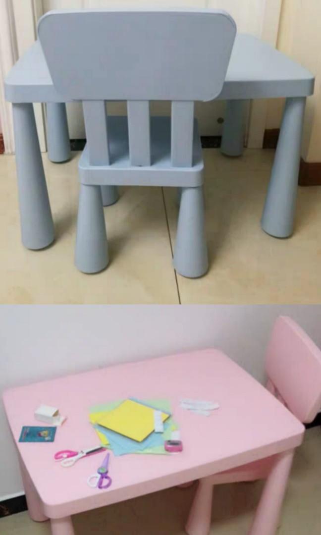 Ikea pink store kids table