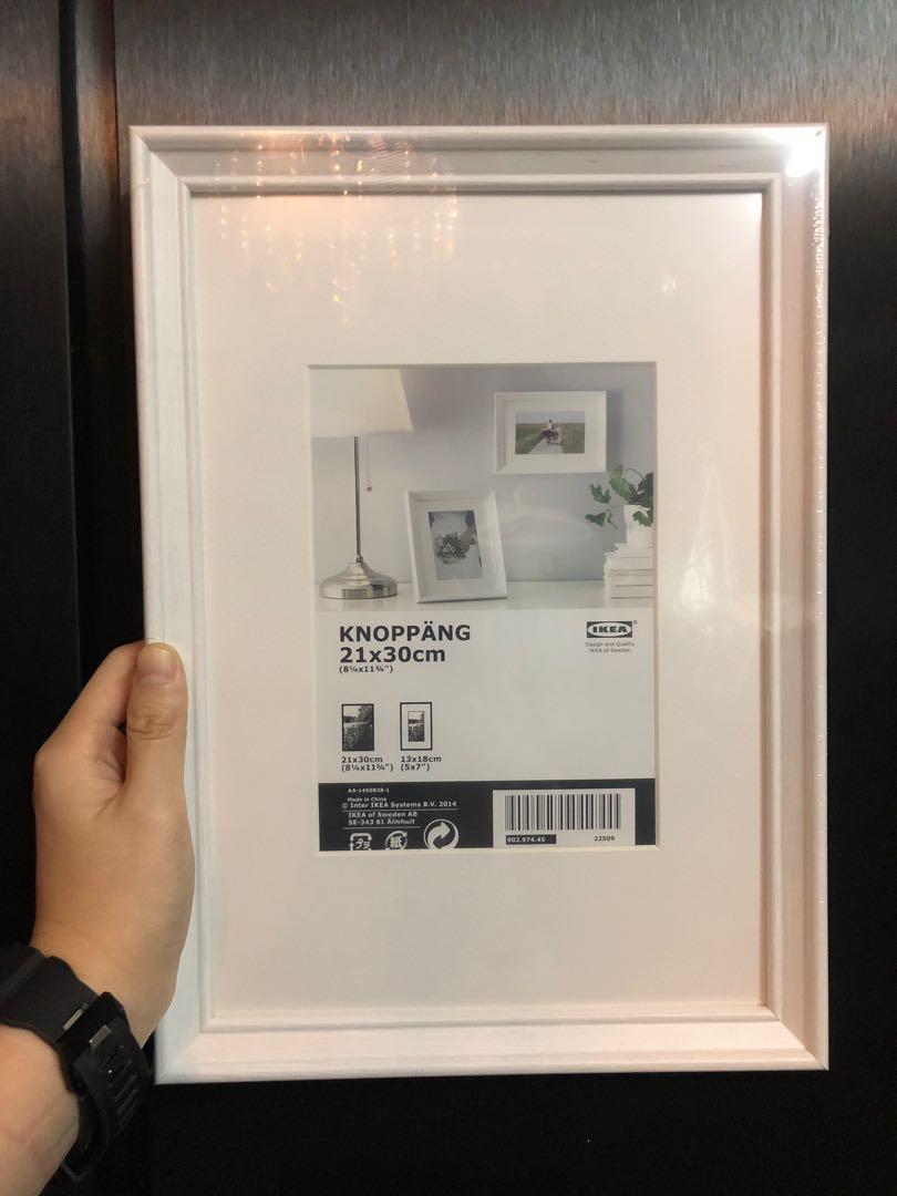 Ikea Knoppang White Frame Furniture Home Decor Others On Carousell