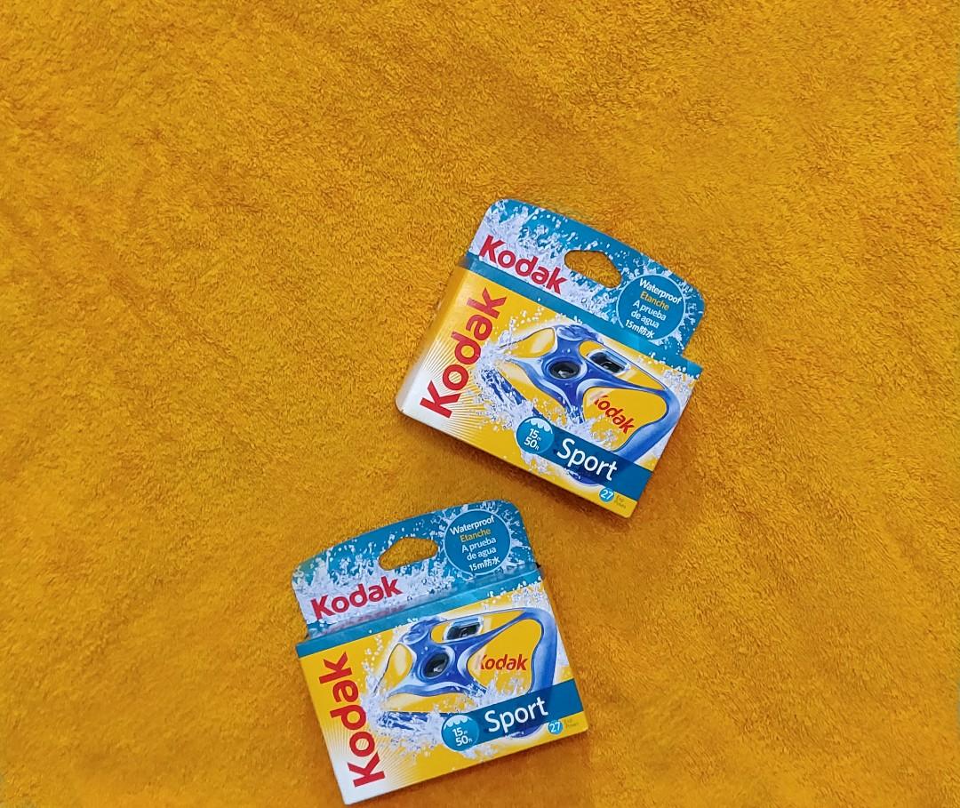 Kodak Waterproof Disposable Camera (Category: Cameras) located in Manila. Submitted by aishbada (Listing ID 243969469, Image 2). Description: Perfect for all types of adventure! Kodak SPORT 35mm Single Use Color Film Camera! 27 exp / 800 iso / Color (process C-41) The 35mm SPORT is a popular one-time use camera that's loaded with Kodak 800 ISO color film, so you know you're going to get rich, vibrant colors as well as exceptional details in your 