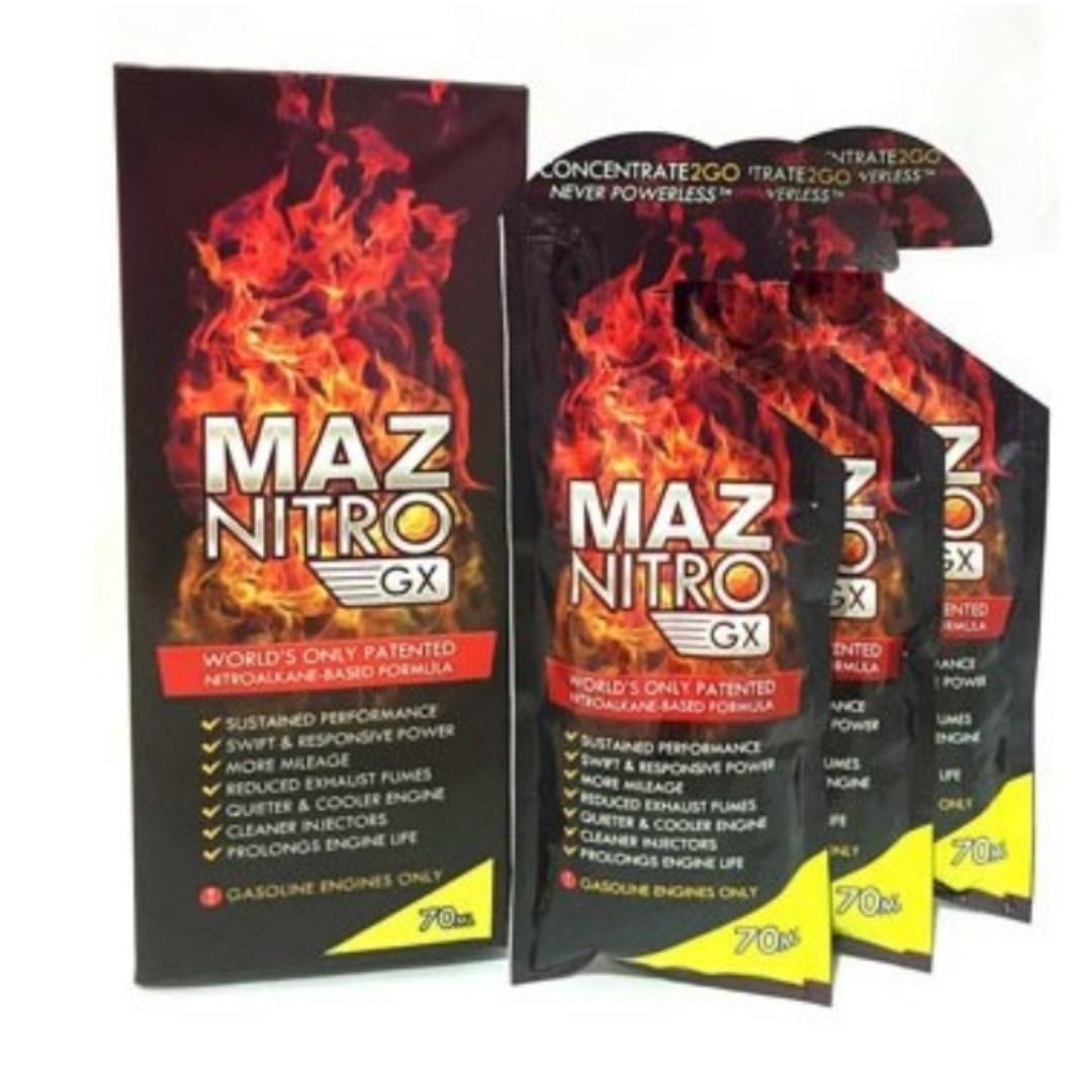 MAZ Nitro Fuel Additive Gasoline/Petrol 70ml, Car Accessories