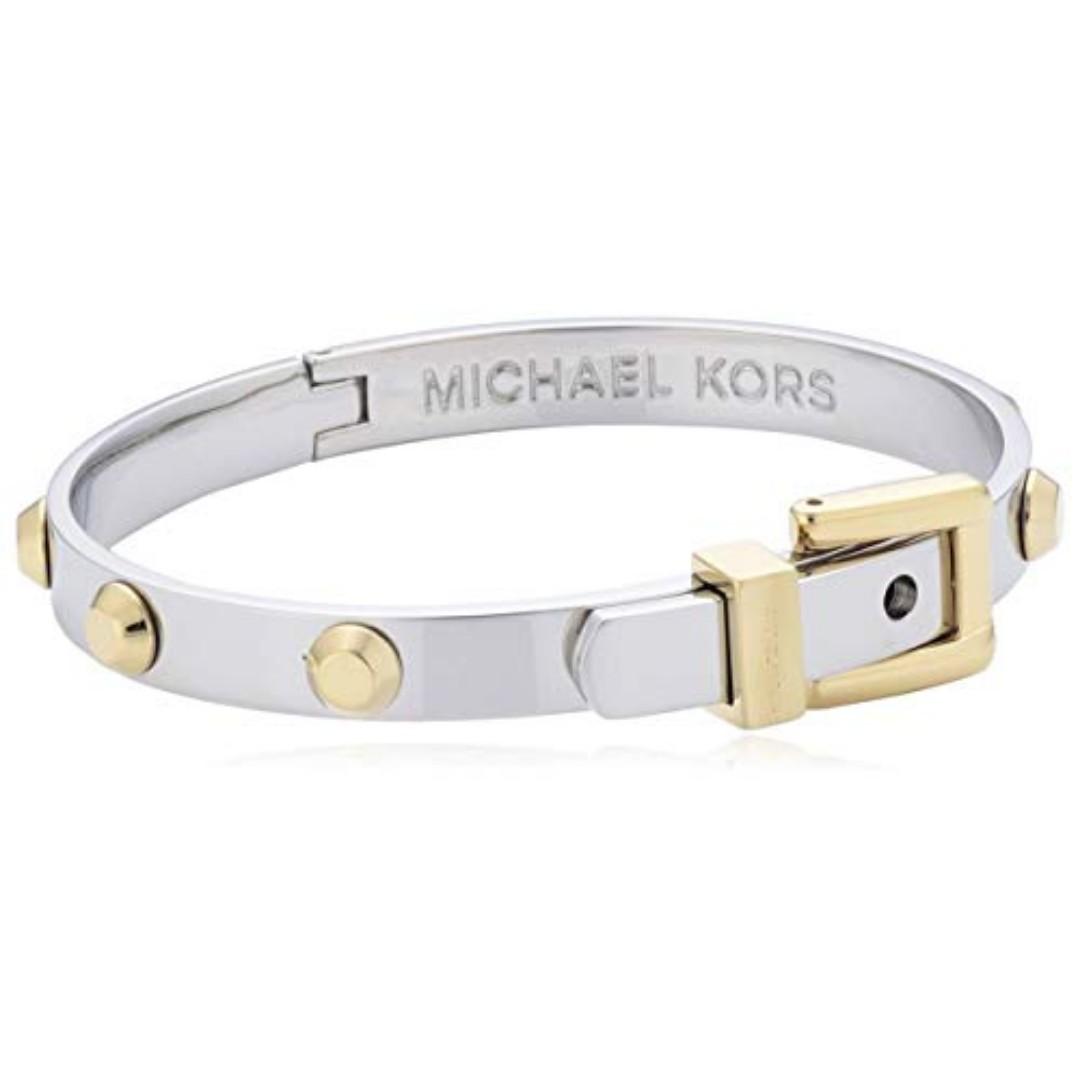 Michael Kors Astor Two-Tone Bracelet Steel/Gold MKJ1892931, Women's  Fashion, Jewelry & Organisers, Bracelets on Carousell