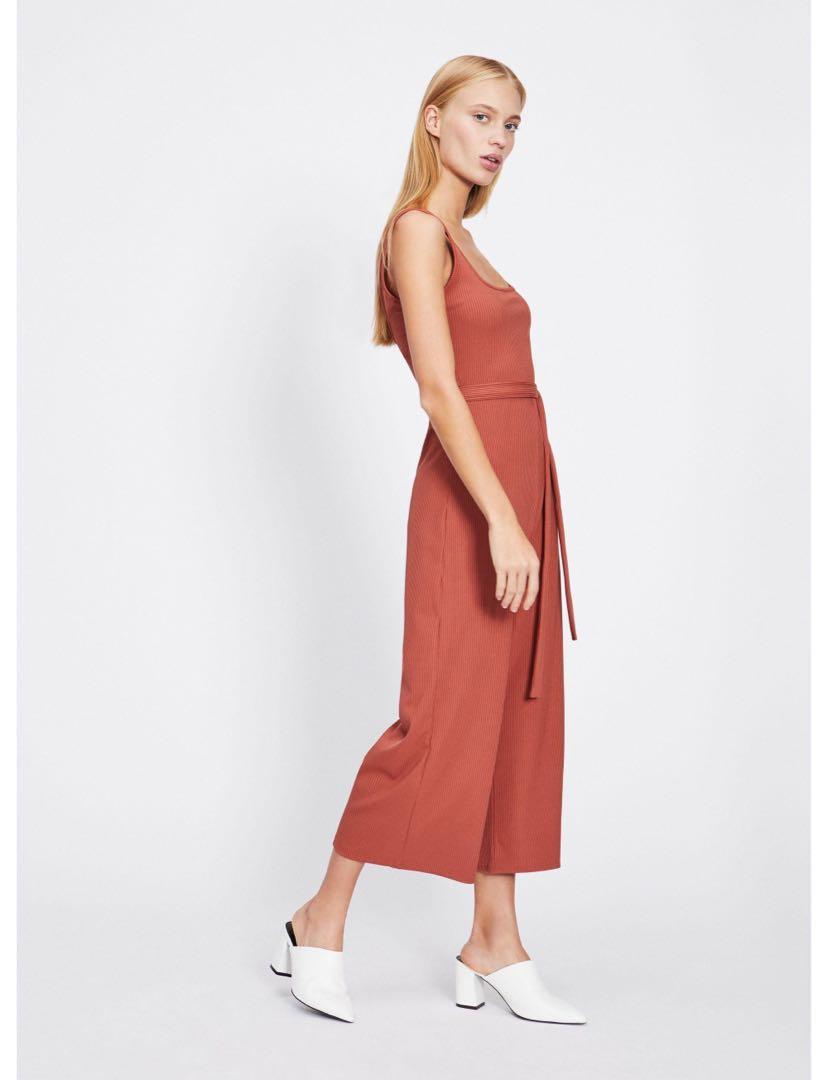 Miss Selfridge Ribbed Culotte Jumpsuit Romper Women s Fashion