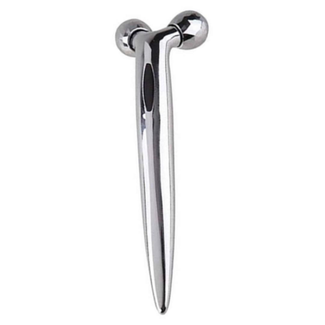 New 3d Roller Face Massage 360 Rotate Silver Thin Face Full Body