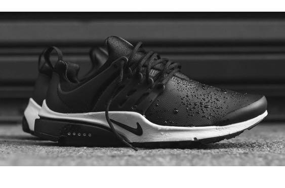 black leather presto nike