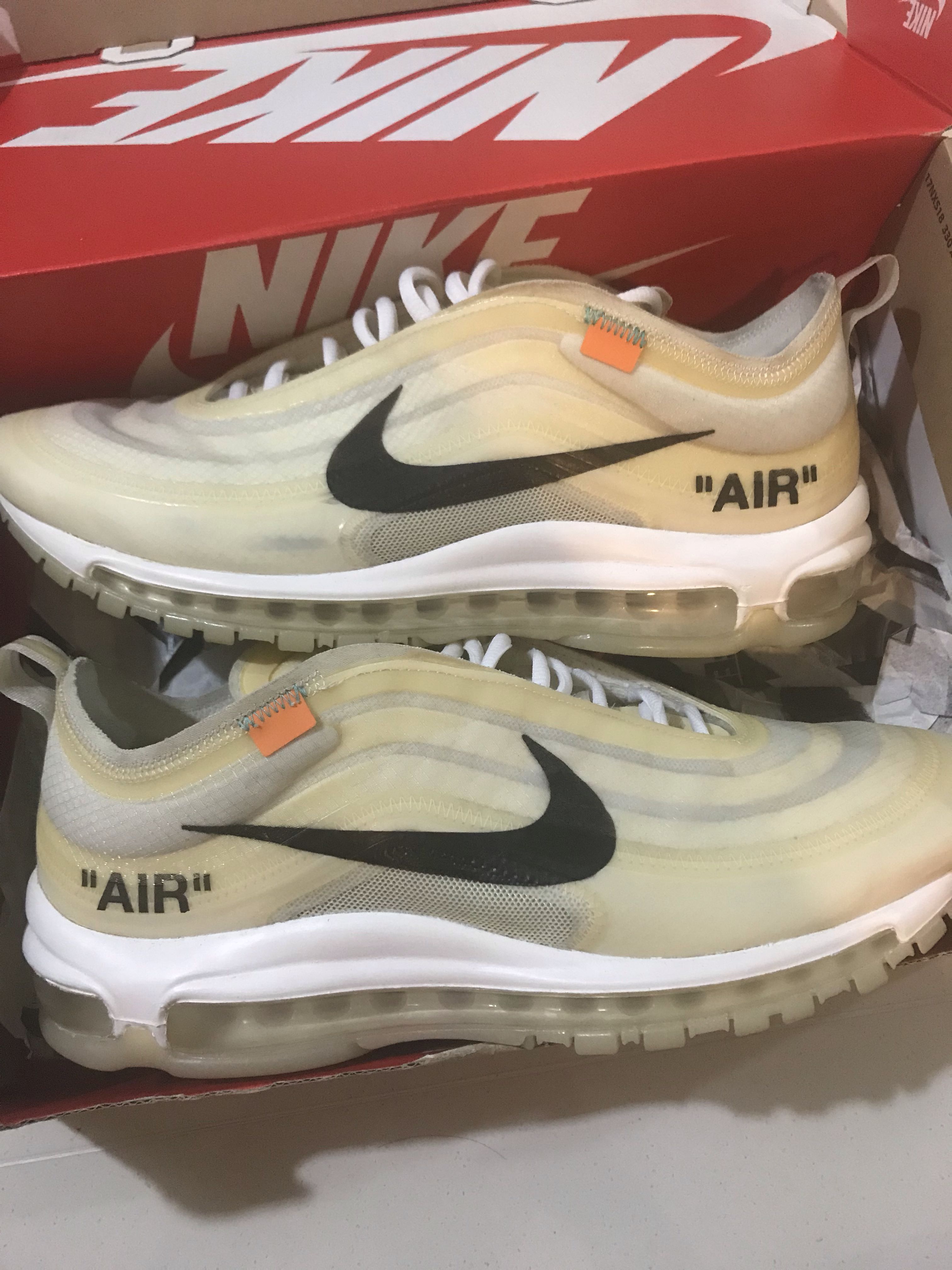 Off White Air Max 97 OF Men s Fashion Footwear Sneakers on