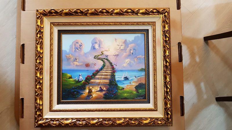 Painting All Pets Go To Heaven By Jim Warren Design Craft