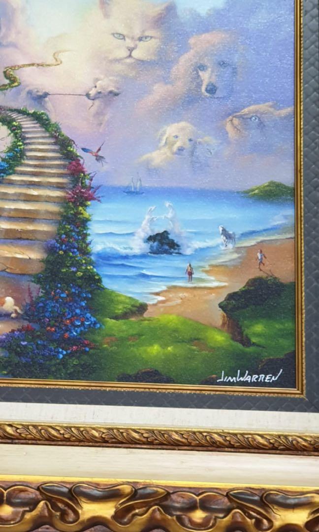 Painting All Pets Go To Heaven By Jim Warren Design Craft