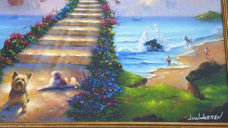 Painting All Pets Go To Heaven By Jim Warren Design Craft