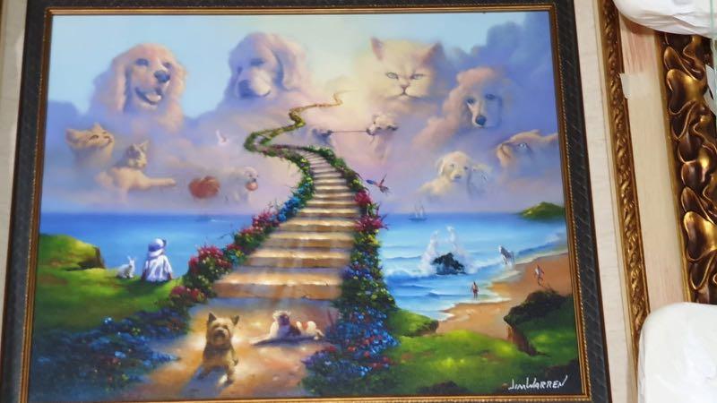Painting All Pets Go To Heaven By Jim Warren Design Craft