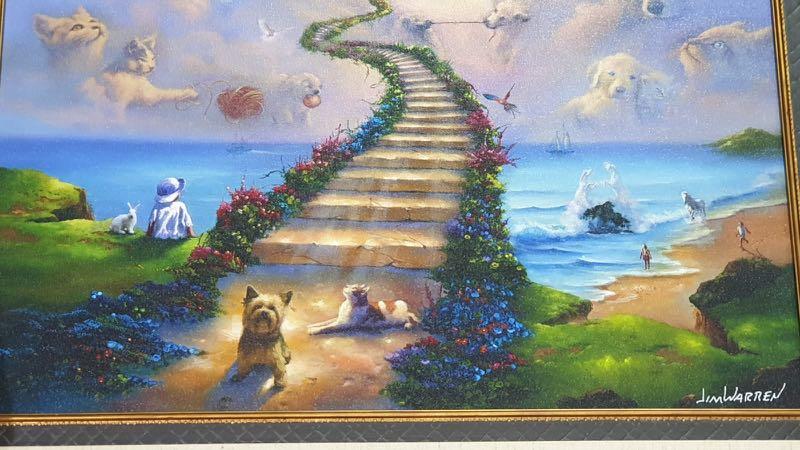 Painting All Pets Go To Heaven By Jim Warren Design Craft