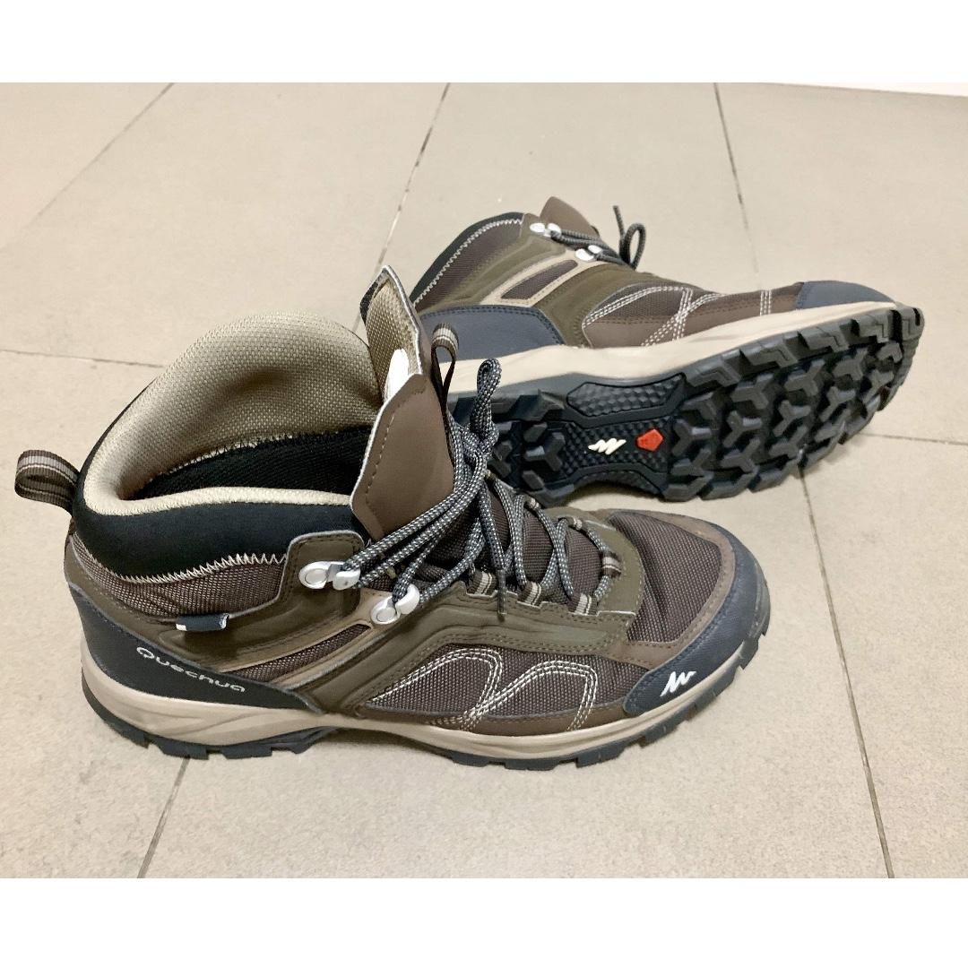 Quechua Forclaz MENS MH100 Mid Waterproof Boots US 10 EU 44 UK