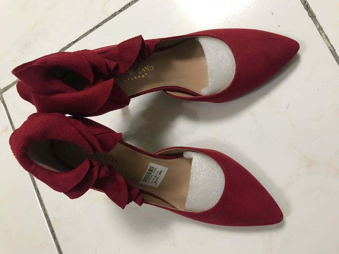 christian siriano red shoes