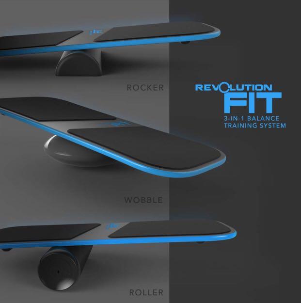 Revolution FIT 3in1 Exercise Balance Board Training System, Sports